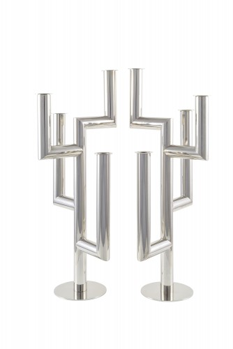 20th century - Pair of candelabras &quot;Tree&quot; Franz Hagenauer Werkstatte Hagenauer ca. 1930