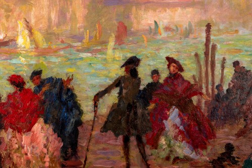 20th century - Hanns Pellar (1886-1971) - Rainbow over Venice
