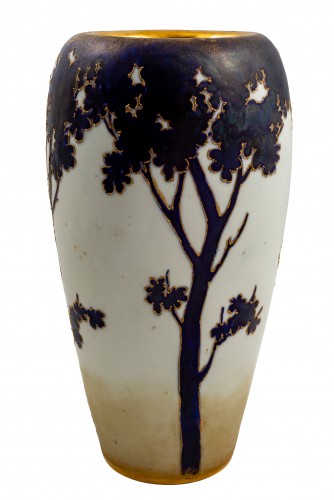 Portrait Vase Amphora ca. 1897 marked ceramics - Art nouveau