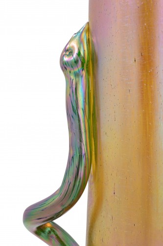 Vase Loetz Silberiris avec décor de serpent vers 1903 - Florian Kolhammer