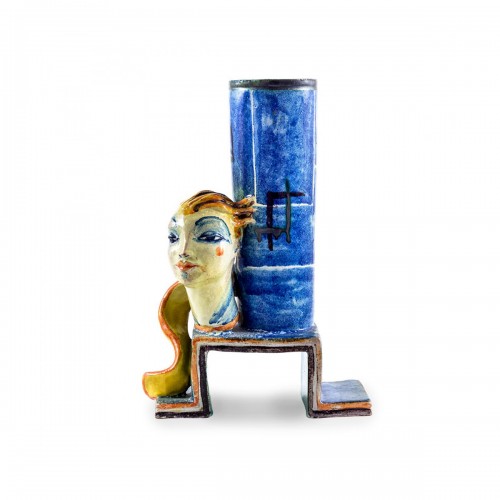 Ceramic lamp stand Gudrun Baudisch Wiener Werkstatte ca. 1928