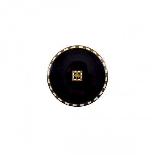 Broche émaillée Josef Hoffmann Wiener Werkstatte env. 1910 marqué