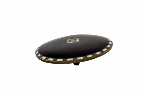 Broche émaillée Josef Hoffmann Wiener Werkstatte env. 1910 marqué - Florian Kolhammer
