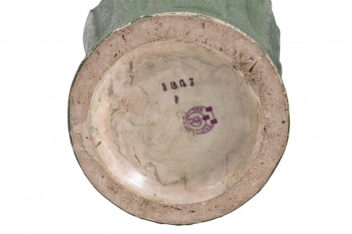 Pair of Vases - Paul Dachsel Amphora ca. 1906 ivory porcelain ceramics marked - 