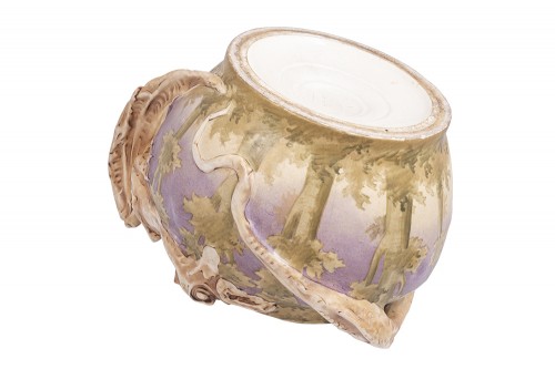 Art nouveau - Grand vase dragon - Eduard Stellmacher Amphora ca. 1901