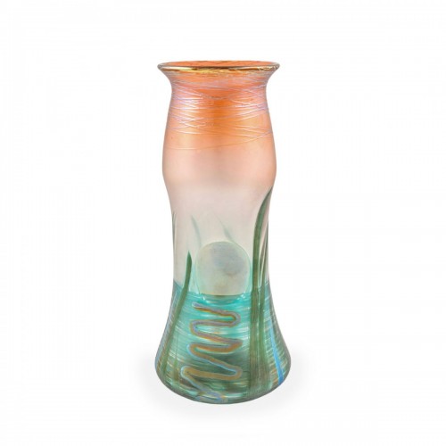 Vase Franz Hofstötter (décoration et forme) Loetz PG 436 env. 1900