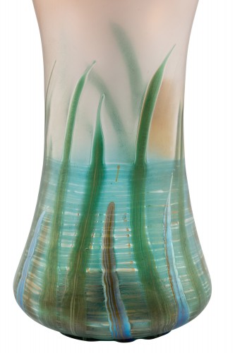 Vase Franz Hofstötter (décoration et forme) Loetz PG 436 env. 1900 - Florian Kolhammer