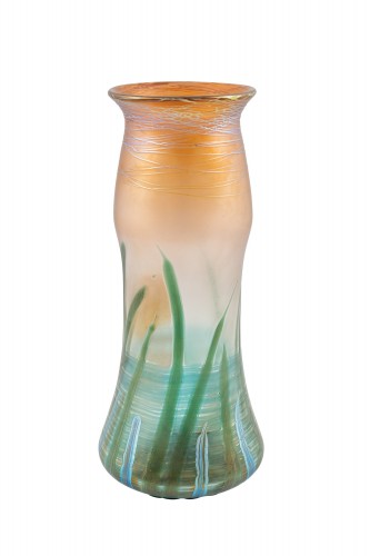 XXe siècle - Vase Franz Hofstötter (décoration et forme) Loetz PG 436 env. 1900
