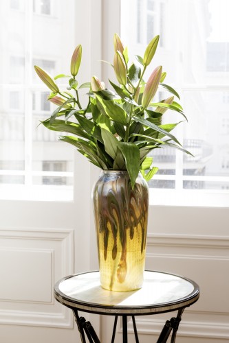 Large Vase Franz Hofstötter Loetz PG 413 decoration ca. 1900 - Glass & Crystal Style Art nouveau