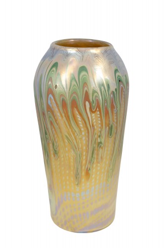 Art nouveau - Large Vase Franz Hofstötter Loetz PG 413 decoration ca. 1900
