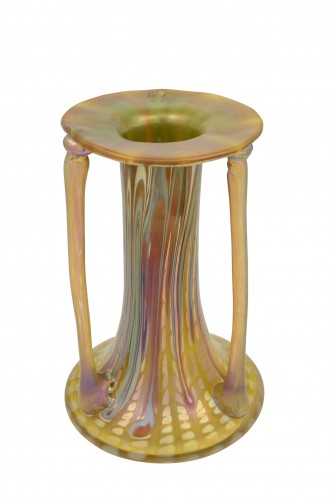 Verrerie, Cristallerie  - Vase Josef Hoffmann Franz Hofstötter Loetz PG 413 env. 1900 Art Nouveau