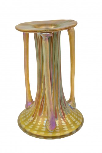 Vase Josef Hoffmann Franz Hofstötter Loetz PG 413 env. 1900 Art Nouveau - Florian Kolhammer