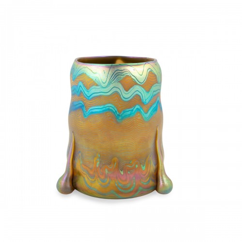 Iconic Vase Koloman Moser Loetz PG 85/5032 decoration 1902
