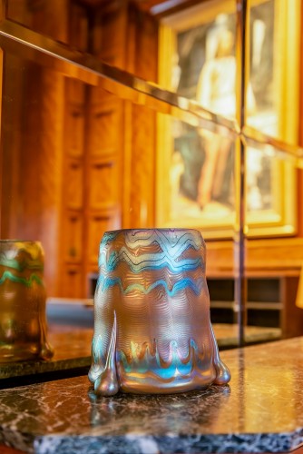 Iconic Vase Koloman Moser Loetz PG 85/5032 decoration 1902 - Glass & Crystal Style Art nouveau