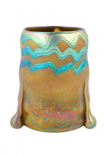 Iconic Vase Koloman Moser Loetz PG 85/5032 decoration 1902 - 