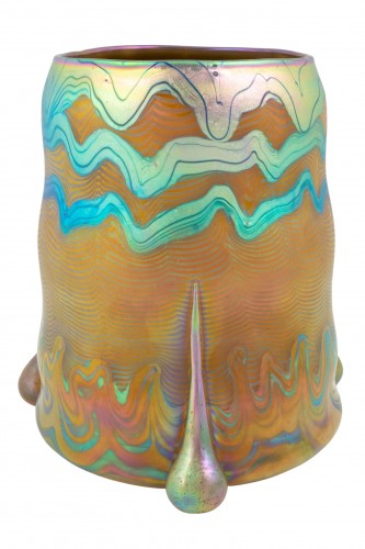 20th century - Iconic Vase Koloman Moser Loetz PG 85/5032 decoration 1902