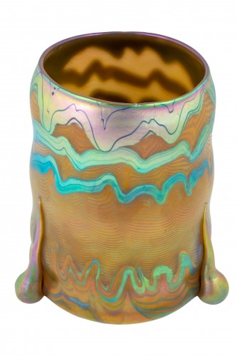 Iconic Vase Koloman Moser Loetz PG 85/5032 decoration 1902 - Art nouveau