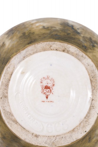 Small Portrait Vase Nikolaus Kannhäuser Amphora ca. 1900 marked - Art nouveau