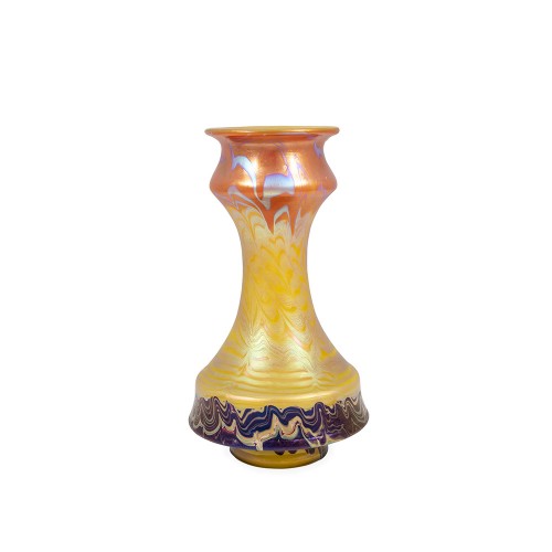 Vase Johann Loetz Witwe PG 358 décoration vers 1900 Art nouveau Verre