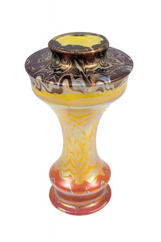 Verrerie, Cristallerie  - Vase Johann Loetz Witwe PG 358 décoration vers 1900 Art Nouveau Verre