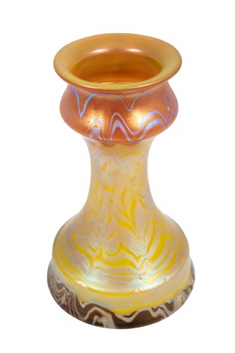Vase Johann Loetz Witwe PG 358 decoration ca. 1900 Art Nouveau Glass - Art nouveau