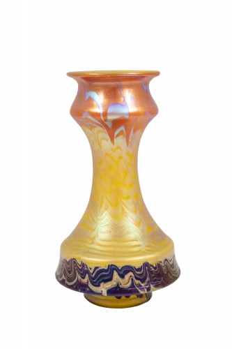 Art nouveau - Vase Johann Loetz Witwe PG 358 décoration vers 1900 Art nouveau Verre