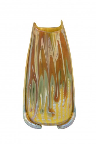 Vase Johann Loetz Witwe PG 413 décoration env. 1901 - Verrerie, Cristallerie Style Art nouveau