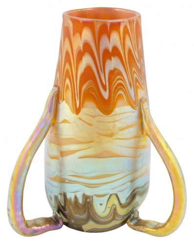 Vase Johann Loetz Witwe PG 358 decoration Robert Holubetz attr. ca. 1901 - 