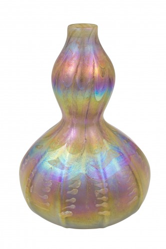 Vase Louis Comfort Tiffany 1894 marked Art Nouveau Glass - 