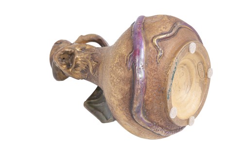 Céramiques, Porcelaines  - Dragon Vase Eduard Stellmacher Amphora ca. 1901 Art Nouveau Ceramics