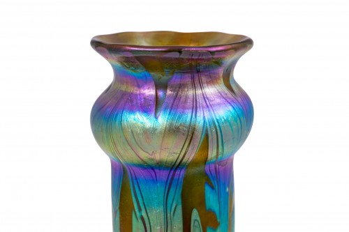 Verrerie, Cristallerie  - Petit Vase Loetz PG 1/158 décoration env. 1901 Art Nouveau Verre