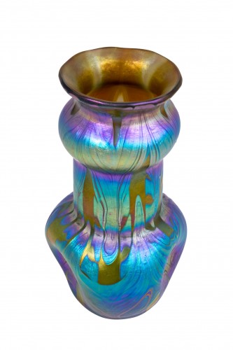 Petit Vase Loetz PG 1/158 decoration ca. 1901 Art Nouveau Glass - 