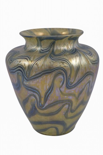 Vase Art nouveau Johann Loetz Witwe PG 1/104 ca 1901 Verre de Bohême - Art nouveau