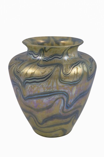 Art nouveau - Vase Art Nouveau Johann Loetz Witwe PG 1/104 ca 1901 Verre de Bohême