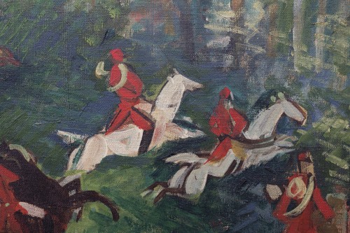 Paintings & Drawings  - Jean Dufy “La Chasse à Courre” 1929