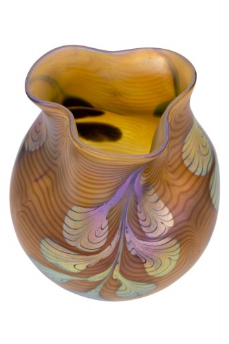 Antiquités - Vase Loetz unidentified decoration ca.1903/04 Art Nouveau Glass