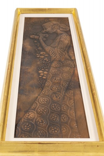 Objet de décoration  - Paire de reliefs Dionysos et Déméter Georg Klimt env. 1900