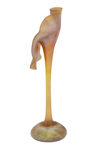 Vase "Jack-in-the-pulpit" Louis C. Tiffany 1906 signé - Florian Kolhammer