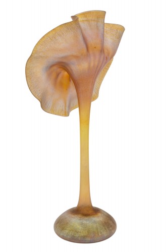 XXe siècle - Vase "Jack-in-the-pulpit" Louis C. Tiffany 1906 signé