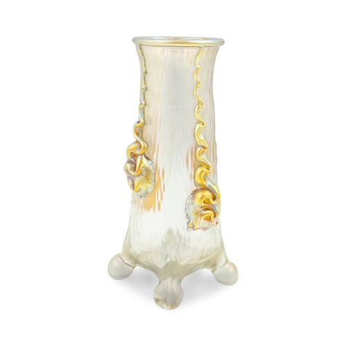 Vase Loetz décoration Nautilus vers 1903 - Verrerie, Cristallerie Style Art nouveau