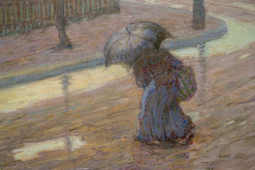 Art nouveau - Ein Regentag - Rudolf Quittner (1872-1910) circa 1904
