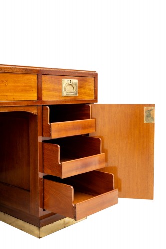 Art Nouveau bureau et fauteuil J.W. Müller (K. u. K. Hoftischler) ca. 1905 - Mobilier Style Art nouveau