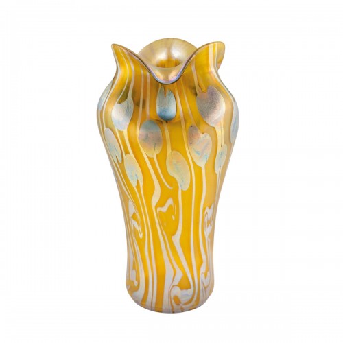 Vase Johann Loetz Witwe unidentified decoration ca. 1901 signed