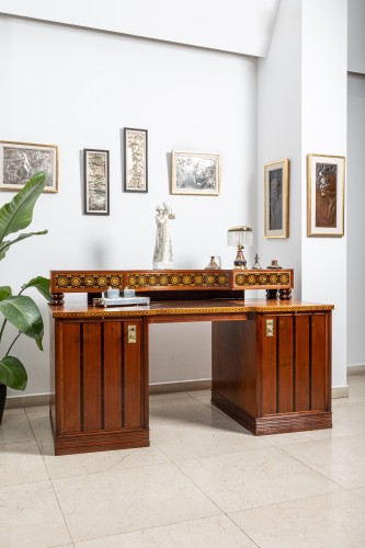 20th century - Desk Matthias Feller M. Ballin München ca. 1912