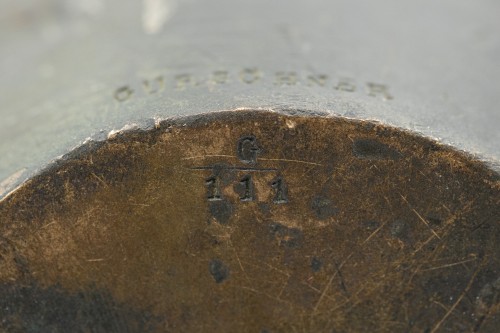 19th century - &quot;poppy candlestick&quot; Gustav Gurschner K.K. Kunst-Erzgießerei Wien ca. 1898