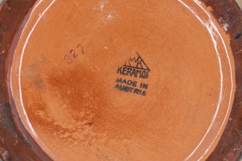 Vase Max Snischek attr. Keramos Austria ca. 1925  - Art nouveau