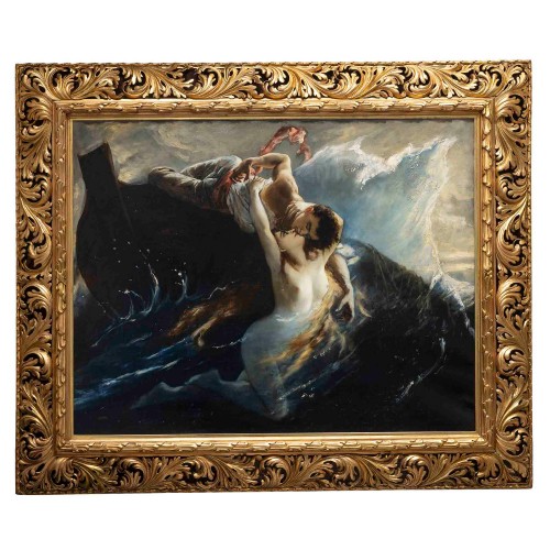 Gustav Wertheimer (1847–1902) - Le baiser de la Sirène 1879
