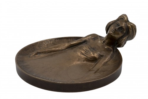 Decorative Objects  - bronze bowl Gustav Gurschner ca. 1900 signed