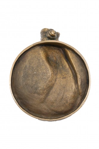 20th century - bronze bowl Gustav Gurschner ca. 1900 signed