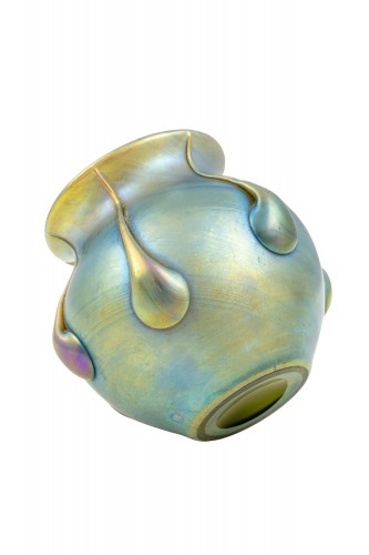 vase Johann Loetz Witwe Dekor Capri ca. 1902 - Glass & Crystal Style Art nouveau